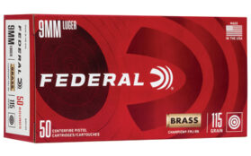 FED CHAMP 9MM 115GR FMJ BRS 50/1000