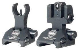 LWRC SKIRMISH FRONT/REAR SIGHT BLK
