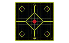 PRO-SHOT TARGET 12" GRN SIGHT-IN 5PK