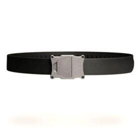 APOGEE BELT - GRAY BUCKLE, BLACK BELT, FULLY ADJUSTABLE, 50"