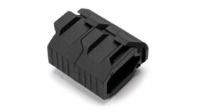 M-LOK STACKED ANGLED GRIP W/ CMS - BLACK