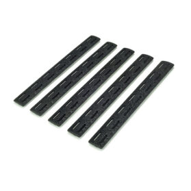 MCMR RAIL PANEL KIT - BLACK, 5.5", 5/PK