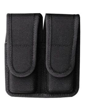 Bianchi Model 7302H AccuMold Double Magazine Pouch Colt Government .380 Hook and Loop Black