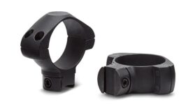 Konus 2-Piece Steel Riflescope Rings for Airguns & .22 Rails 30mm Low - Black
