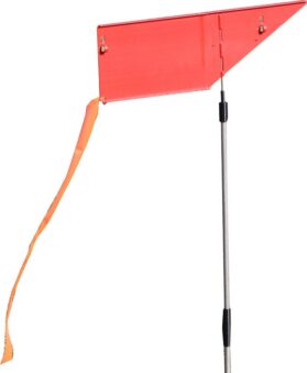MTM Wind Reader Shooting Range Flag Red