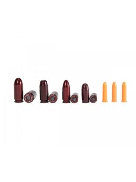 A-Zoom Metal Snap Caps Variety Pack NRA Instructor 3-.22LR 2 each .380 9mm .40 .45