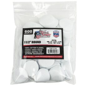 Pro-Shot 1 1/2" Round 100% Cotton Patches 600/ct
