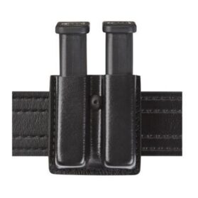 Safariland Slimline Open Top Double Magazine Pouch Size 5 for Glock 17/22 Black
