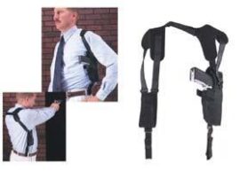 Uncle Mike's Pro-Pak Horizontal Shoulder Holsters Fits 2-3" Sm./Med. DA Revolvers (not 2" 5-Shot)