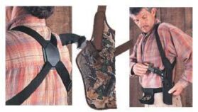 Uncle Mike's Sidekick Vertical Shoulder Holsters 4 1/2" - 5" Barrel Large Auto. - RH