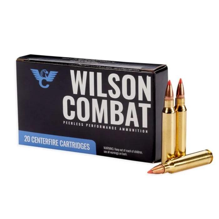 Wilson Combat V-MAX Rifle Ammunition .223 Rem 60gr PT 2750 fps 20/ct