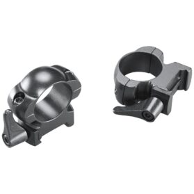 Weaver Grand Slam Leaver-Lok Top Mount Steel Scope Rings 1" High Matte