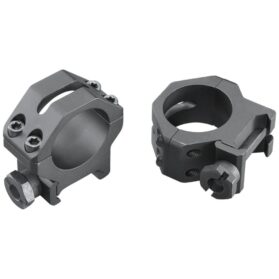Weaver 4-Hole Tactical Picatinny Aluminum Scope Rings 1" Medium Matte