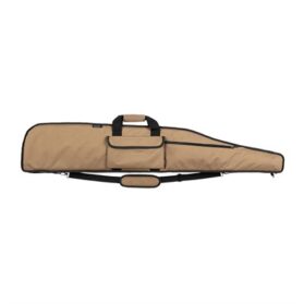 DELUXE LONG RANGE RIFLE CASE 55'' TAN W/BLACK TRIM