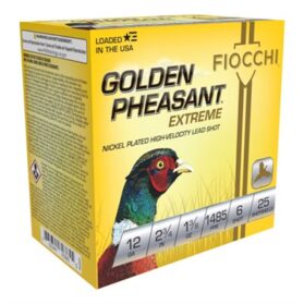 GOLDEN PHEASANT EXTREME 12 GAUGE2-3/4'' 1-3/8OZ #6 SHOT25/BOX