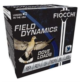 DOVE & QUAIL 20 GAUGE 2-3/4'' 7/8OZ #8 SHOT 25/BOX
