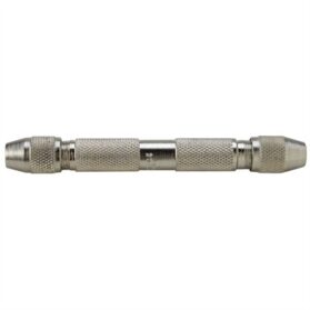 DOUBLE-ENDED PIN VISE, NICKEL PLATED, NO. 90