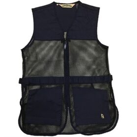 FULL MESH DUAL PAD SHOOTING VEST NAVY S