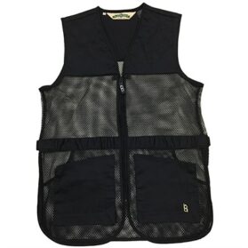 FULL MESH DUAL PAD SHOOTING VEST BLACK L