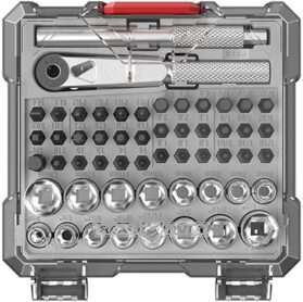X3 DRIVER 52-PIECE SOCKET & GUNSMITHING BIT SET