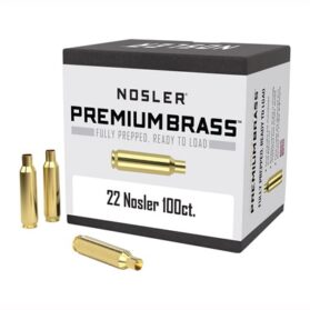 22 NOSLER BRASS 100/BOX