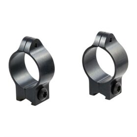 1'' LOW (0.35'') 11MM DOVETAIL RINGS, BLACK