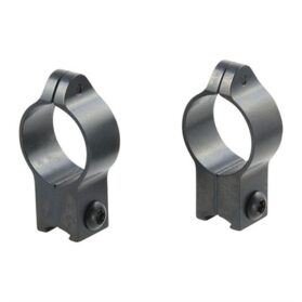 1'' HIGH (0.60'') 11MM DOVETAIL RINGS, BLACK