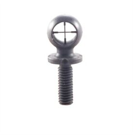 CROSSHAIRS DUPLEX HOODED FRONT SIGHT BRASS BLACK