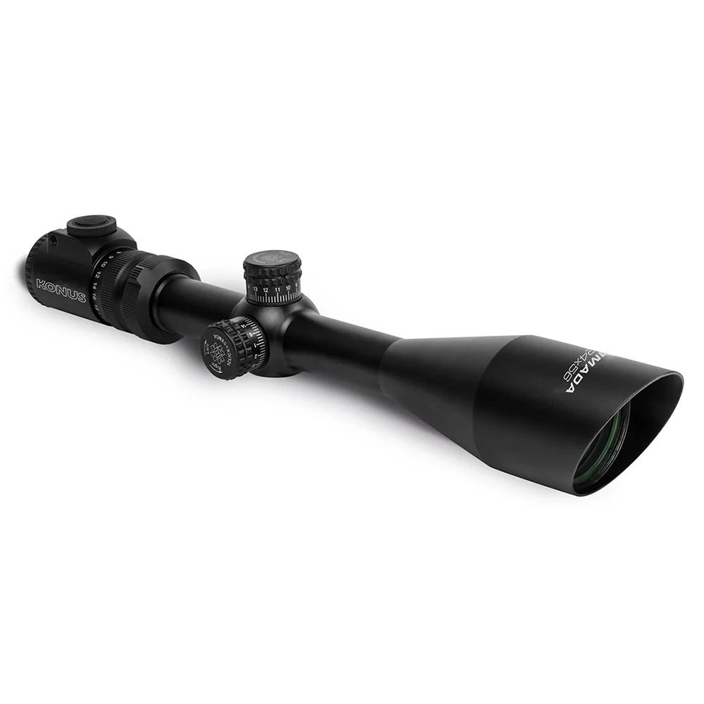 Konus Armada Rifle Scope 6x-24x56mm 30mm SFP Fine Crosshair w/Center Dot Reticle - Black