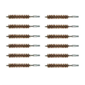 DOUBLE-TUFF BRONZE RIFLE BRUSH 35-38 CALIBER 12 PACK