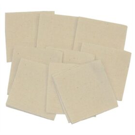 HEAVY DUTY SQUARE COTTON PATCHES, 2.5'' .35CAL/20 GA, 1000 PK