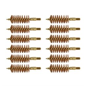 SPECIAL LINE BRUSH, BRASS, .50 CALIBER PISTOL, 12 PACK