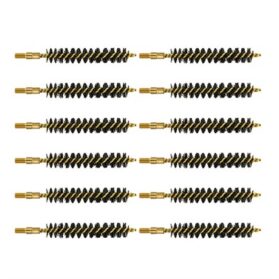 HEAVY WEIGHT NYLON RIFLE BRUSH 375 CALIBER 12 PACK