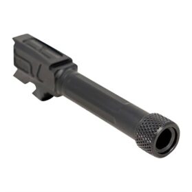 MATCH 9MM THREADED STRAIGHT BBL FOR GLOCK 43/43X BLACK