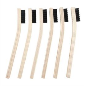 GUNSMITH HEAVY DUTY BRUSH, NYLON, STRAIGHT, 6 PACK