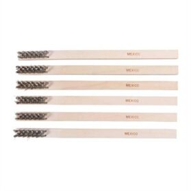 GUNSMITH HEAVY DUTY BRUSH, SS WIRE, STRAIGHT, 6 PACK