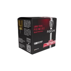 FIOCCHI PRIMERS LARGE PISTOL 1500CT BX 12000CT CASE