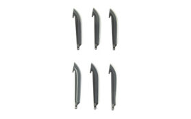 OD EDGE DROP POINT BLADES 5" 6PK BLK