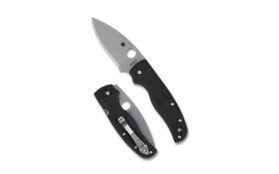 SPYDERCO SHAMAN LTWT 3.58" BLK/SLV