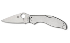 SPYDERCO UPTERN 2.82" SS SILVER