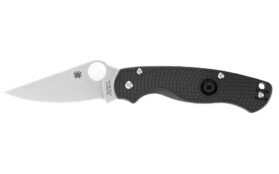 SPYDERCO PARA MILITARY 2 LW BLK/SLV