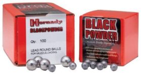 Hornady Lead Round Ball .36 cal .375" 100/ct
